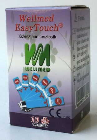 Wellmed Easytouch Koleszterin Tesztcsík